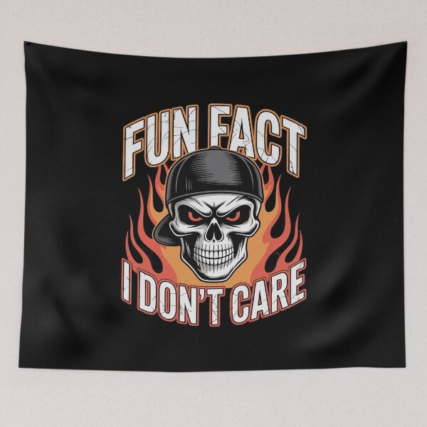 Item preview, Fun Fact I Don't Care Skeleton Sarcastic Adult Humor5  designed and sold by Belkisallen.