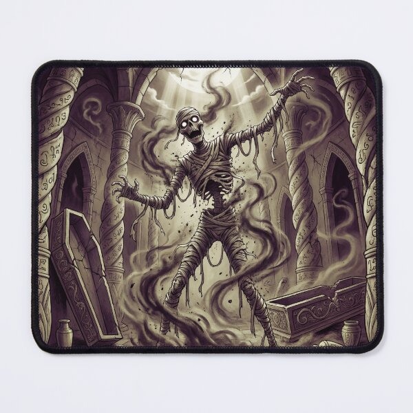 Item preview, The Mummy rises from his tomb Gothic illustration designed and sold by Vintage Designs +.
