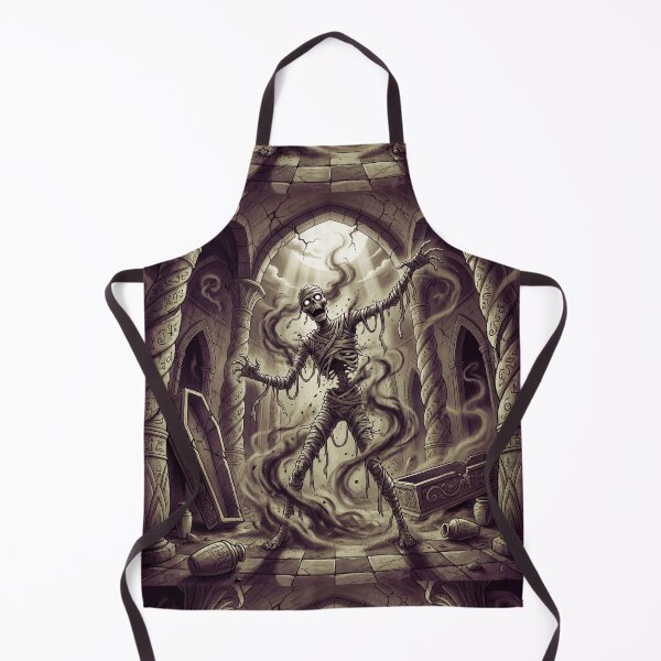 Item preview, The Mummy rises from his tomb Gothic illustration designed and sold by Vintage Designs +.