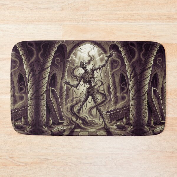 Item preview, The Mummy rises from his tomb Gothic illustration designed and sold by Vintage Designs +.