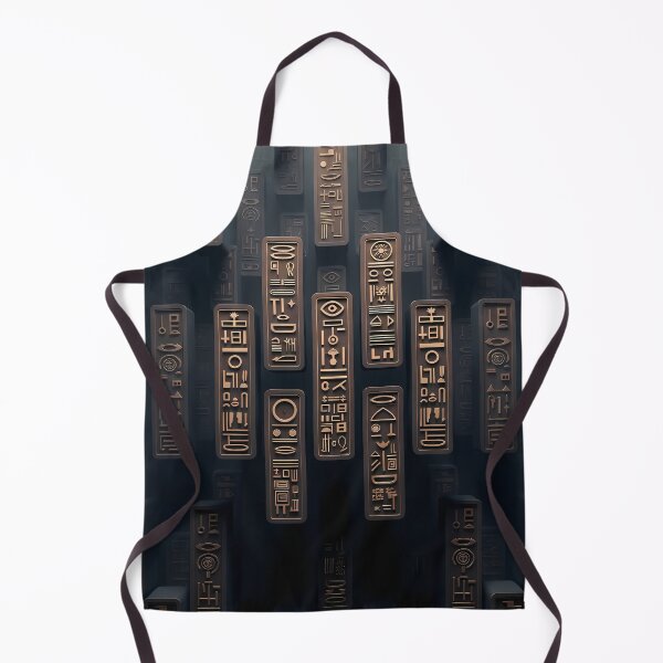 Item preview, Tiles & Blocks Design, Cyberpunk Egyptian Hieroglyphics, symmetrical textures (image size 8320x12480) designed and sold by Digital-Davinci.