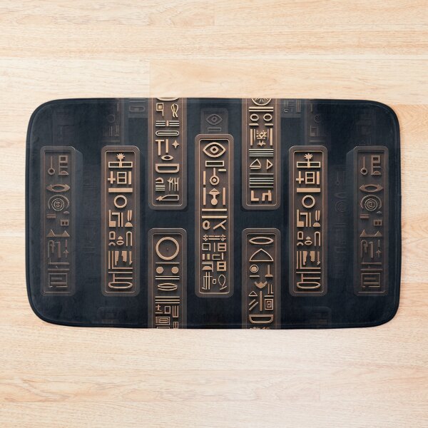 Item preview, Tiles & Blocks Design, Cyberpunk Egyptian Hieroglyphics, symmetrical textures (image size 8320x12480) designed and sold by Digital-Davinci.