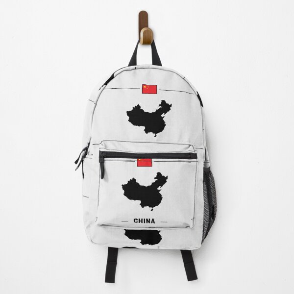 Item preview, Minimalist China Map and Flag | Black and White Style designed and sold by mashmosh.