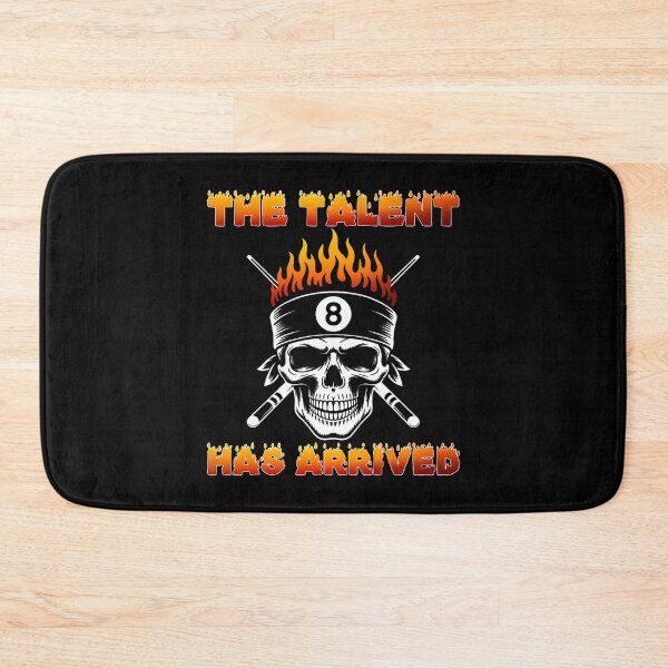 Item preview, The Talent Has Arrived Skull Billiards Snooker 8 Ball Player designed and sold by DawnPatricia.