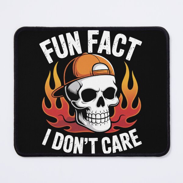 Item preview, Fun Fact I Don't Care Skeleton Sarcastic Adult Humor8 designed and sold by Belkisallen.