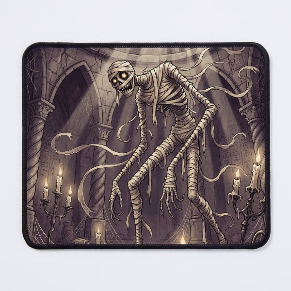 Item preview, The Mummy rises from his tomb Gothic illustration designed and sold by Vintage Designs +.