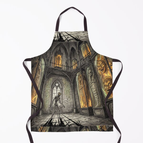 Item preview, The Mummy rises from his tomb Gothic illustration designed and sold by Vintage Designs +.