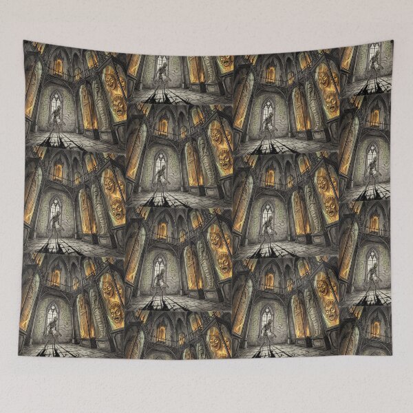 Item preview, The Mummy rises from his tomb Gothic illustration designed and sold by Vintage Designs +.