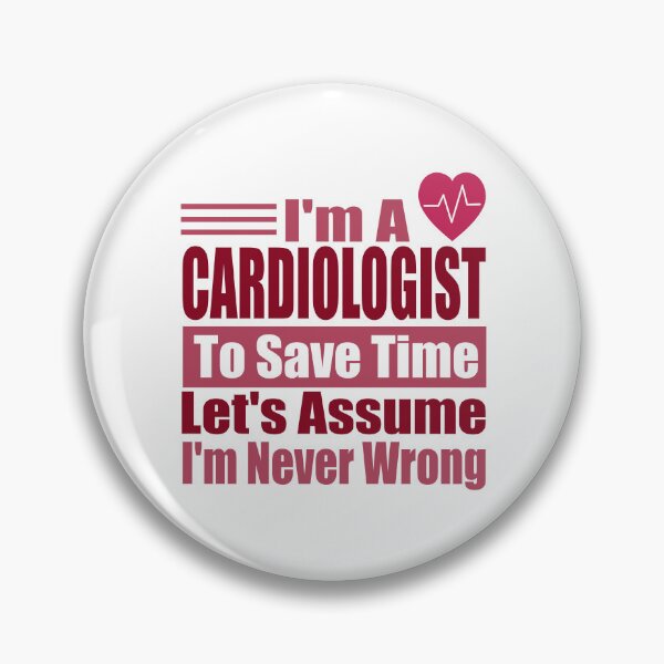Item preview, Expert Cardiologist Wisdom: Funny Doctor Heart Specialist Slogan | Best Novelty Gift for Medical Dad, Mom & MD designed and sold by karibov.