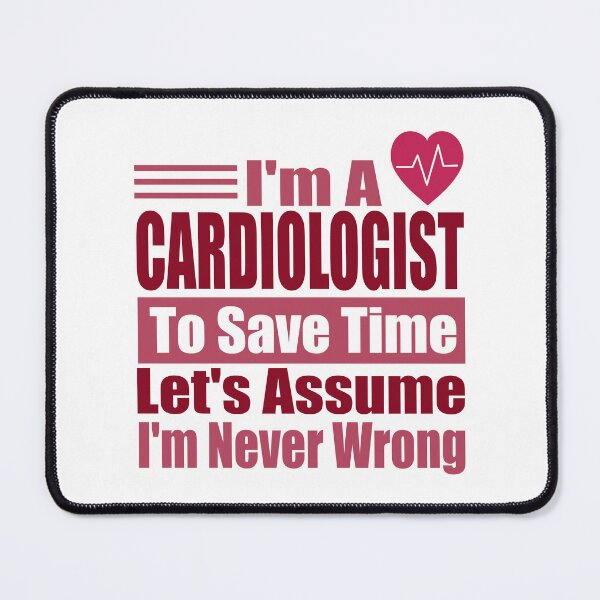 Item preview, Expert Cardiologist Wisdom: Funny Doctor Heart Specialist Slogan | Best Novelty Gift for Medical Dad, Mom & MD designed and sold by karibov.