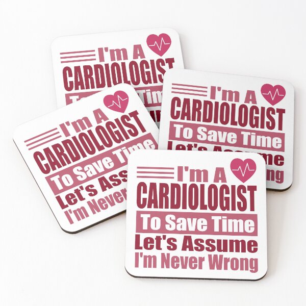 Item preview, Expert Cardiologist Wisdom: Funny Doctor Heart Specialist Slogan | Best Novelty Gift for Medical Dad, Mom & MD designed and sold by karibov.