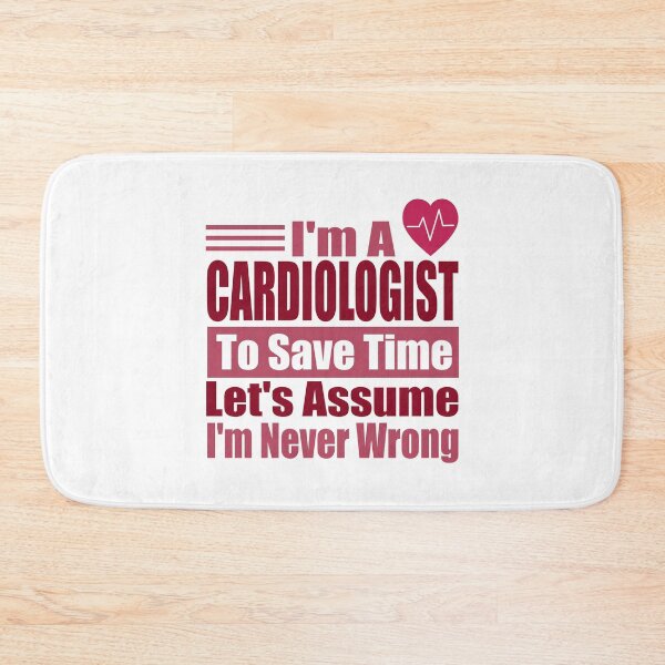 Item preview, Expert Cardiologist Wisdom: Funny Doctor Heart Specialist Slogan | Best Novelty Gift for Medical Dad, Mom & MD designed and sold by karibov.