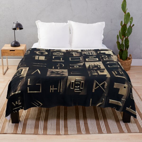 Item preview, Tiles & Blocks Design, Cyberpunk Egyptian Hieroglyphics, symmetrical textures (image size 8320x12480) designed and sold by Digital-Davinci.