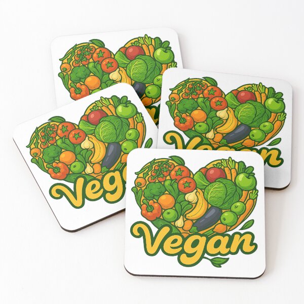Item preview, Vegan Heart – Colorful Plant Power designed and sold by Gletschie.
