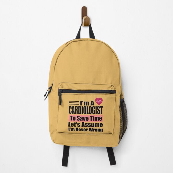 Item preview, Funny Cardiologist Quote – “I’m a Cardiologist, Let’s Assume I’m Never Wrong” – Doctor Gift Idea designed and sold by karibov.