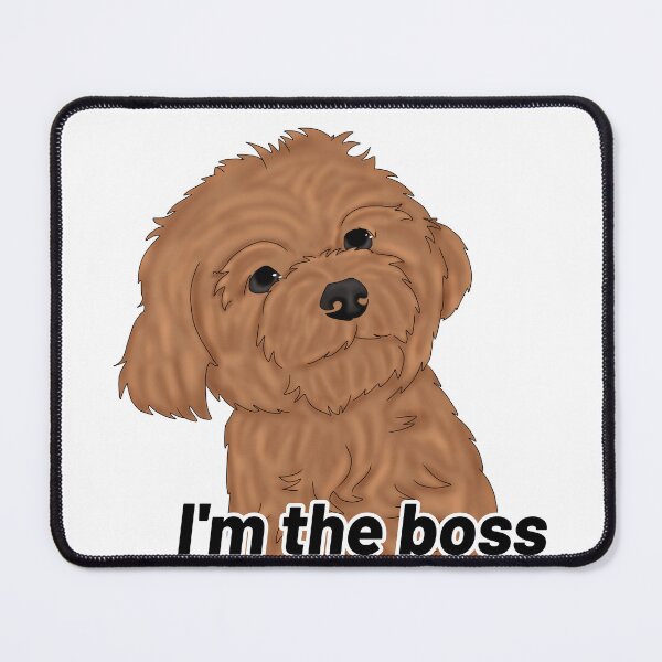 Item preview, Toy Poodle – “I’m the Boss” – Cute Semirealistic Sassy Dog Design designed and sold by Crack-in-Colors.