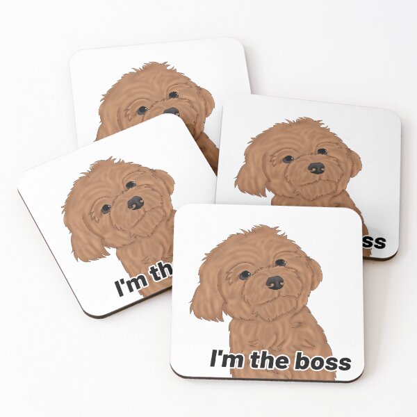 Item preview, Toy Poodle – “I’m the Boss” – Cute Semirealistic Sassy Dog Design designed and sold by Crack-in-Colors.