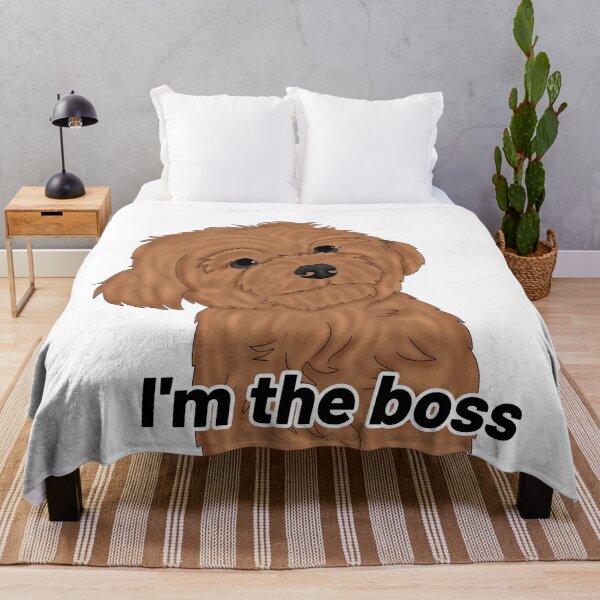 Item preview, Toy Poodle – “I’m the Boss” – Cute Semirealistic Sassy Dog Design designed and sold by Crack-in-Colors.