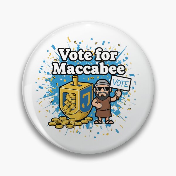 Item preview, Vote for Maccabee T-Shirt - Funny Hanukkah Meme Tee - Gelt Getter Political Satire designed and sold by Jerusalem Shuk.