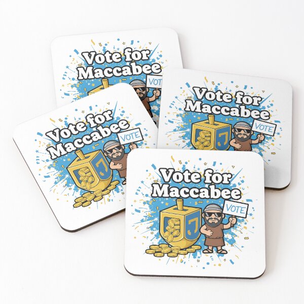 Item preview, Vote for Maccabee T-Shirt - Funny Hanukkah Meme Tee - Gelt Getter Political Satire designed and sold by Jerusalem Shuk.