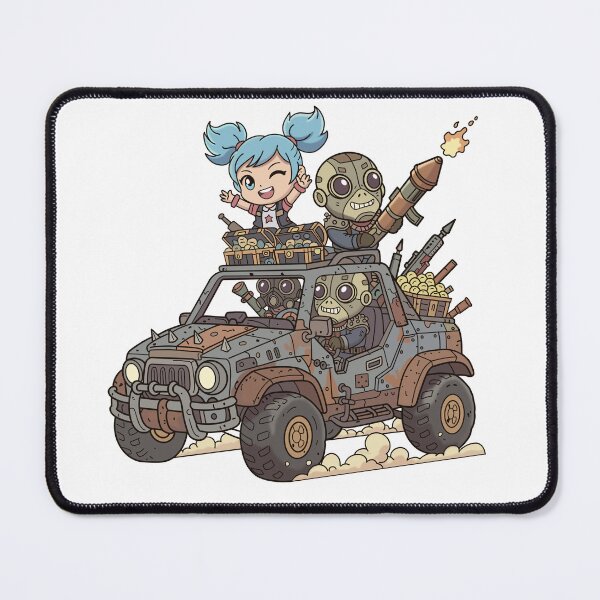 Item preview, Cute Chibi Raider Squad on Battle Truck Borderland fan art designed and sold by holywarter.