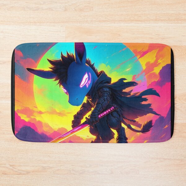 Item preview, Cyberpunk Donkey Warrior with a Glowing Katana designed and sold by SweetRossel.