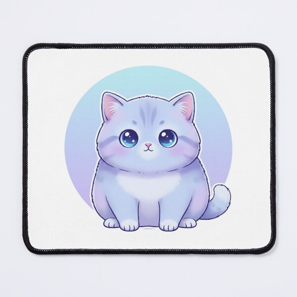 Item preview, Cute Chubby Pastel Cat | Kawaii Kitten Artwork designed and sold by CutePetss.