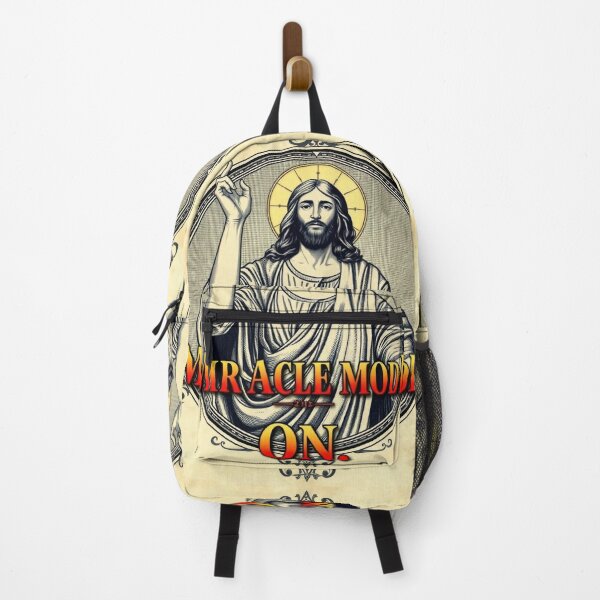 Item preview, Jesus Illustration: MIRACLE MODE ON designed and sold by InFaithWeTrust.