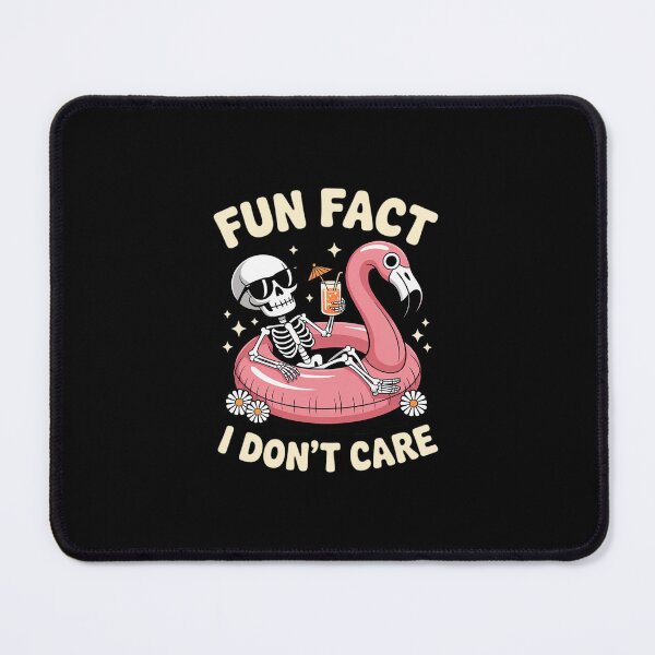Item preview, Fun Fact I Don't Care Sarcastic Skeleton Summer Vibes Beach designed and sold by dainegilbert.