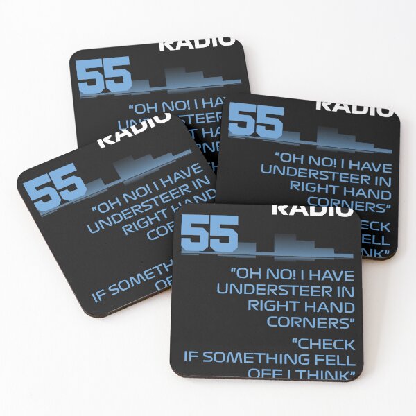 Item preview, I have understeer in right hand corners – Carlos Sainz F1 Team Radio designed and sold by Heybratan.