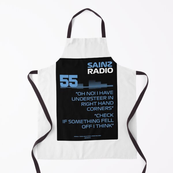 Item preview, I have understeer in right hand corners – Carlos Sainz F1 Team Radio designed and sold by Heybratan.