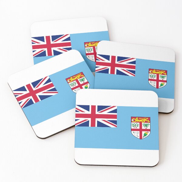 Item preview, Fiji Coral Breeze – Shield & Palm in Tropical Blue Glow designed and sold by Dany05117671.