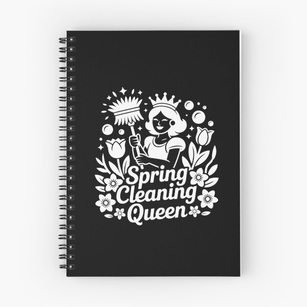 Item preview, Spring Cleaning Queen T-Shirt - Fresh Start Flowers Design designed and sold by Reichcorp.