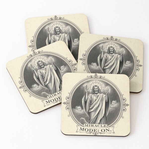 Item preview, Jesus Illustration: MIRACLE MODE ON II designed and sold by InFaithWeTrust.