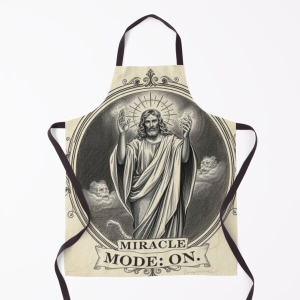 Item preview, Jesus Illustration: MIRACLE MODE ON II designed and sold by InFaithWeTrust.