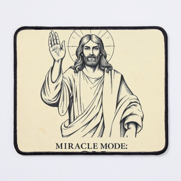 Item preview, Jesus Old Illustration: MIRACLE MODE ON III designed and sold by InFaithWeTrust.