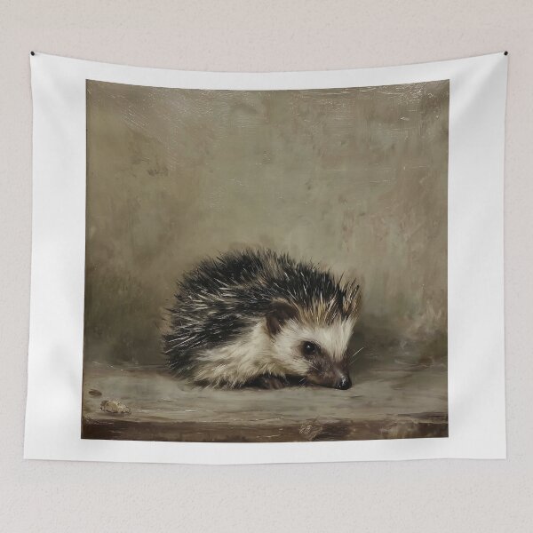 Item preview, Hedgehog on Wooden Surface designed and sold by lautir.