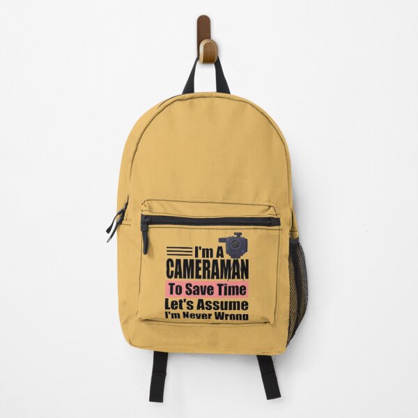 Item preview, Funny Cameraman Quote – “I’m a Cameraman, Let’s Assume I’m Never Wrong” – Photographer Gift Idea designed and sold by karibov.