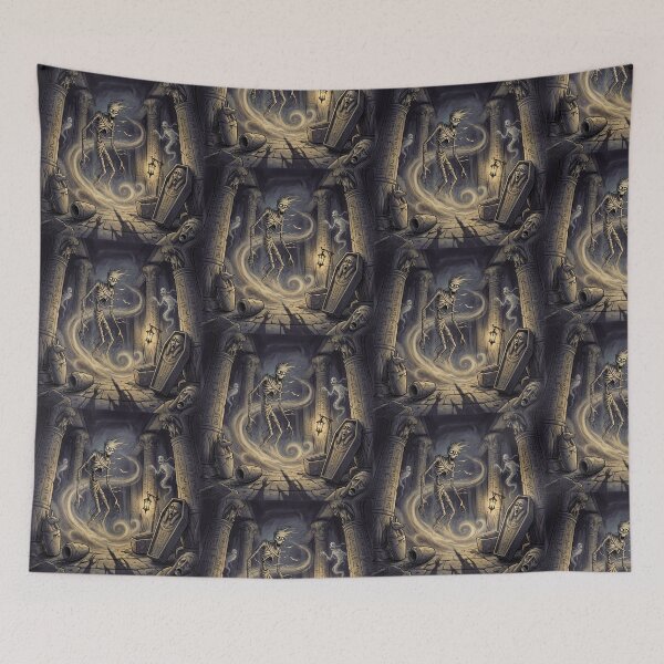 Item preview,  The Mummy rises from his tomb Gothic illustration designed and sold by Vintage Designs +.