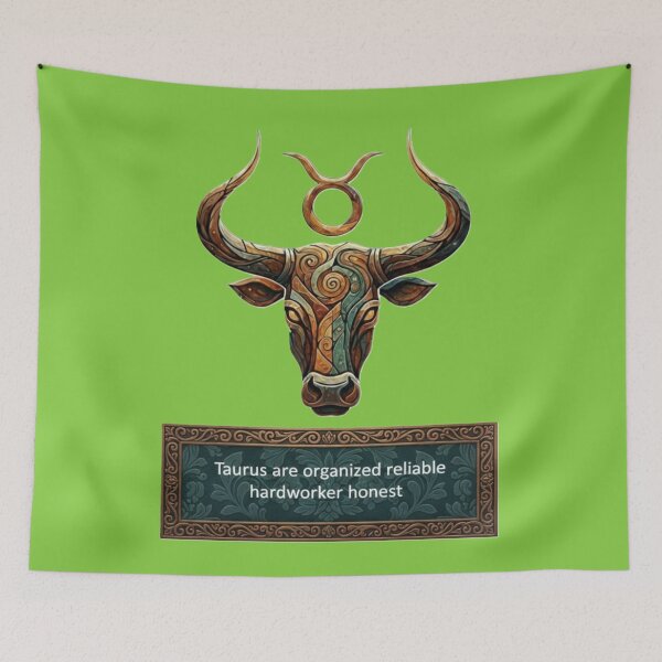 Item preview, Stylish Taurus Bull Zodiac Sign – Organised,Reliable,Hardworker,Honest designed and sold by DroolWorthyUS.