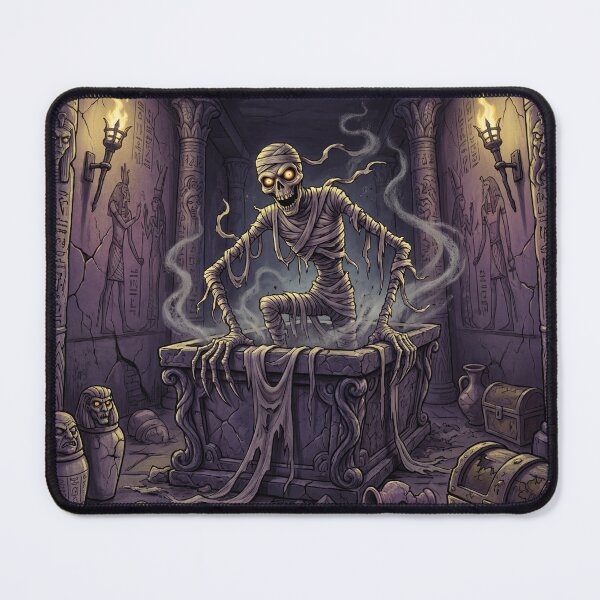 Item preview, The Mummy rises from his tomb Gothic illustration designed and sold by Vintage Designs +.