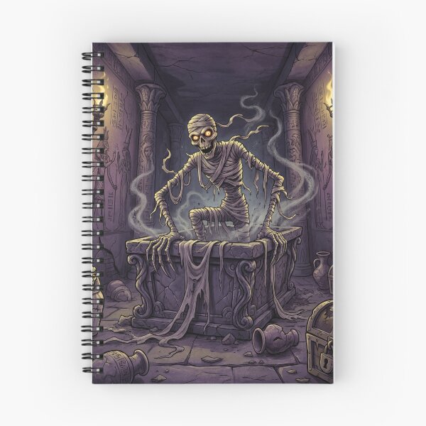 Item preview, The Mummy rises from his tomb Gothic illustration designed and sold by Vintage Designs +.