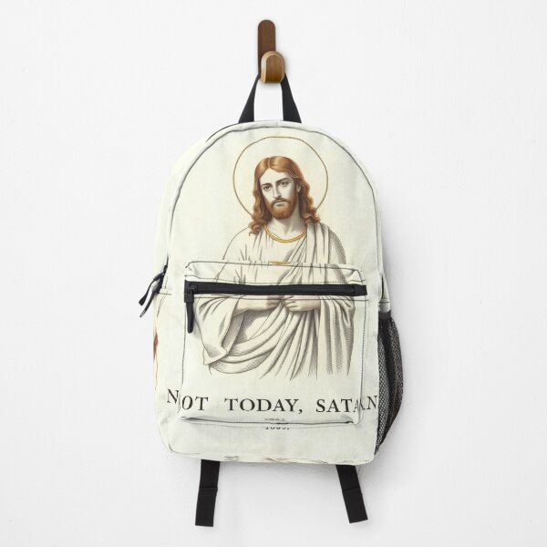 Item preview, NOT TODAY, SATAN - JESUS designed and sold by InFaithWeTrust.
