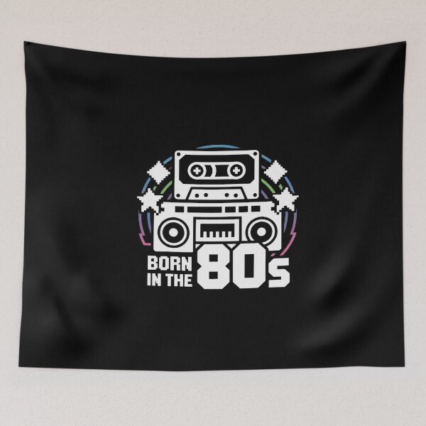 Item preview, Born In The 80s Neon Retro T-Shirts - Decade Pride designed and sold by Reichcorp.