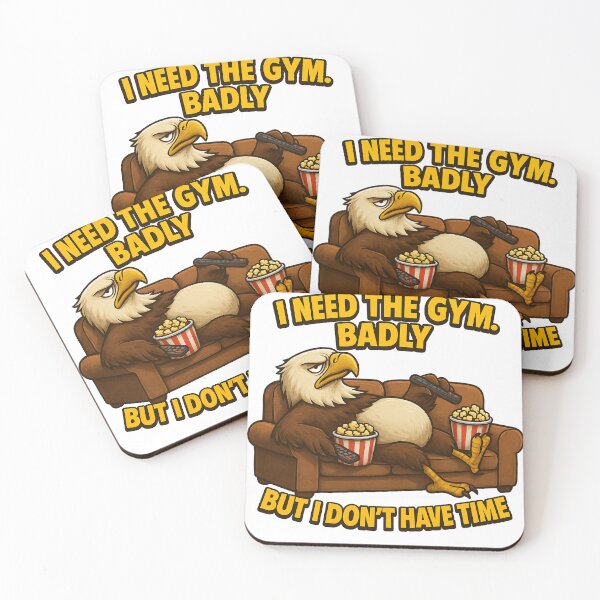 Item preview, Funny Lazy Eagle Gym Quote – I Need the Gym designed and sold by the-dovlat.