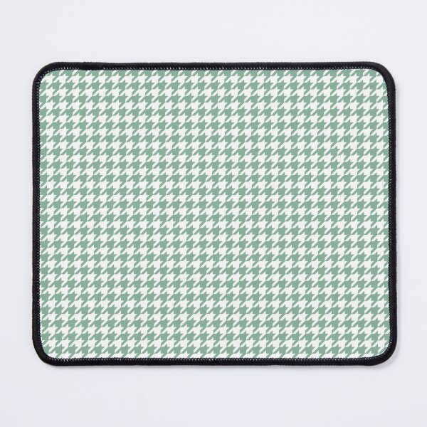Item preview, Sage green and white houndstooth designed and sold by Karf ..