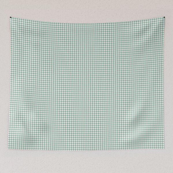 Item preview, Sage green and white houndstooth designed and sold by Karf  ..