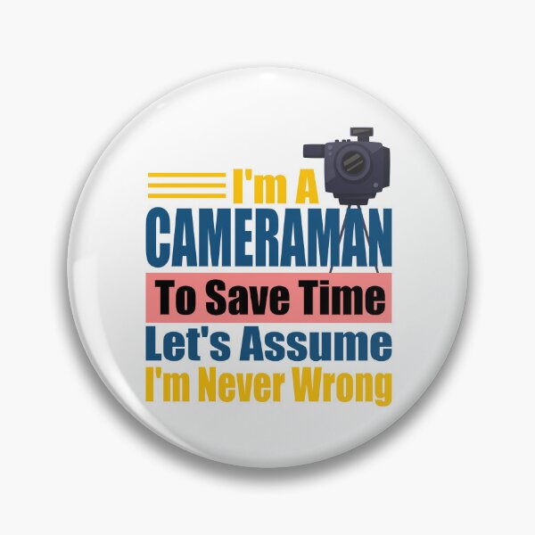 Item preview, Expert Cameraman Wisdom: Funny Videographer Slogan | Best Novelty Gift for Photographer Dad, Mom & Film Crew designed and sold by karibov.