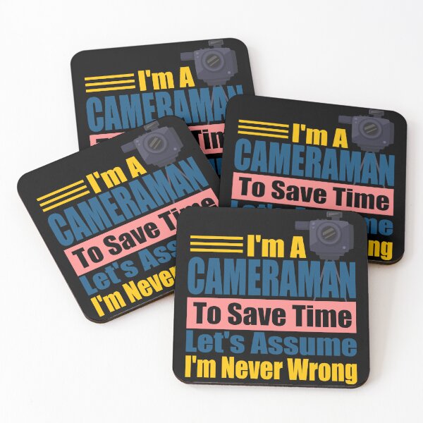 Item preview, Expert Cameraman Wisdom: Funny Videographer Slogan | Best Novelty Gift for Photographer Dad, Mom & Film Crew designed and sold by karibov.