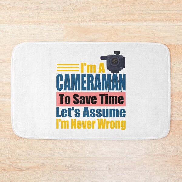 Item preview, Expert Cameraman Wisdom: Funny Videographer Slogan | Best Novelty Gift for Photographer Dad, Mom & Film Crew designed and sold by karibov.